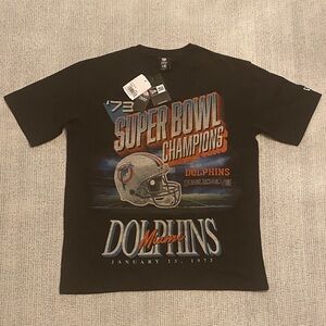 NFL Team Apparel Miami Dolphins Super Bowl VIII Champions Shirt